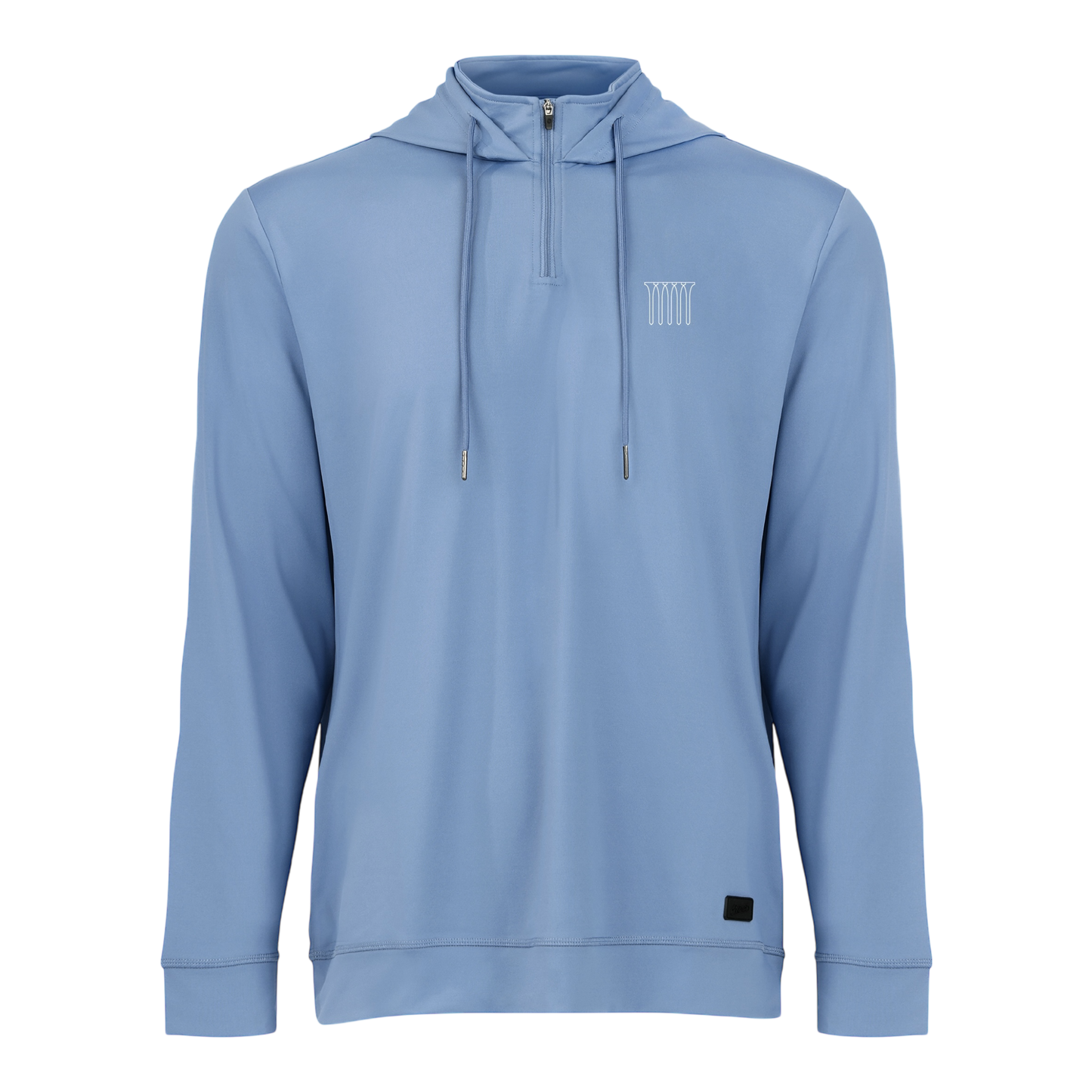 5 Tees Greenside 1/4 Zip Hoodie | Blue