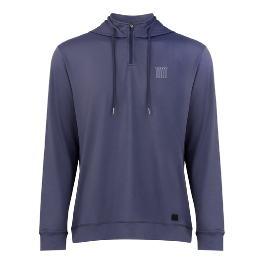 5 Tees Greenside 1/4 Zip Hoodie | Navy