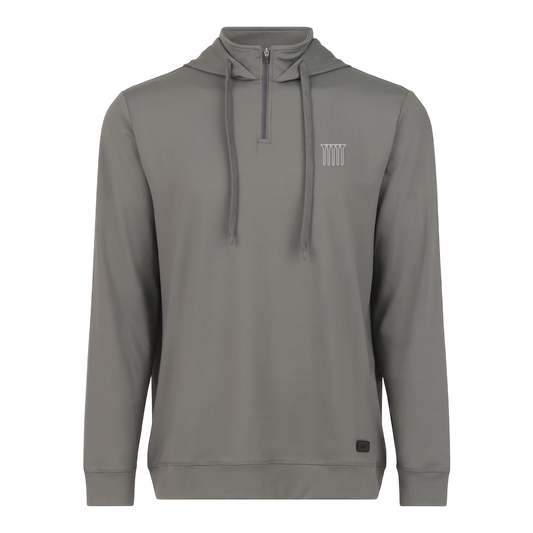 5 Tees Greenside 1/4 Zip Hoodie | Grey