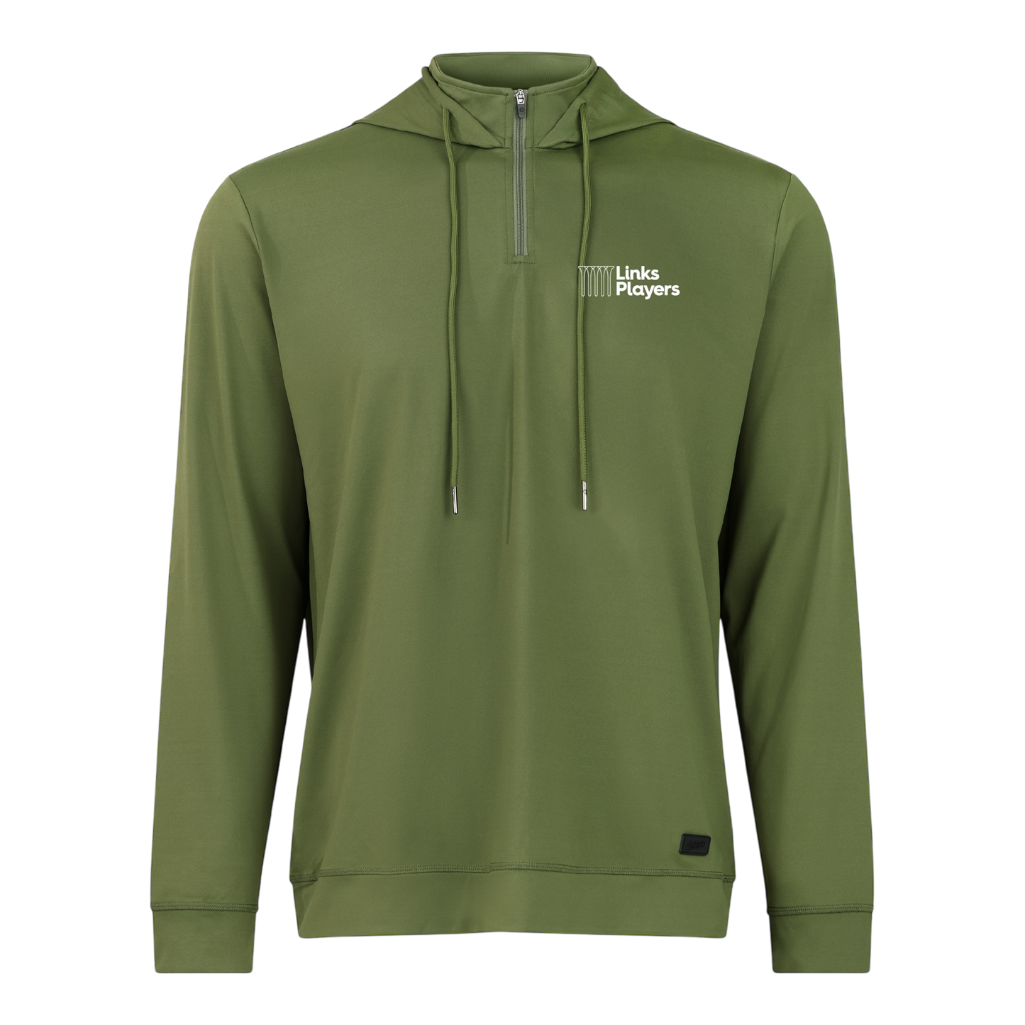 Links Players Greenside 1/4 Zip Hoodie | Green