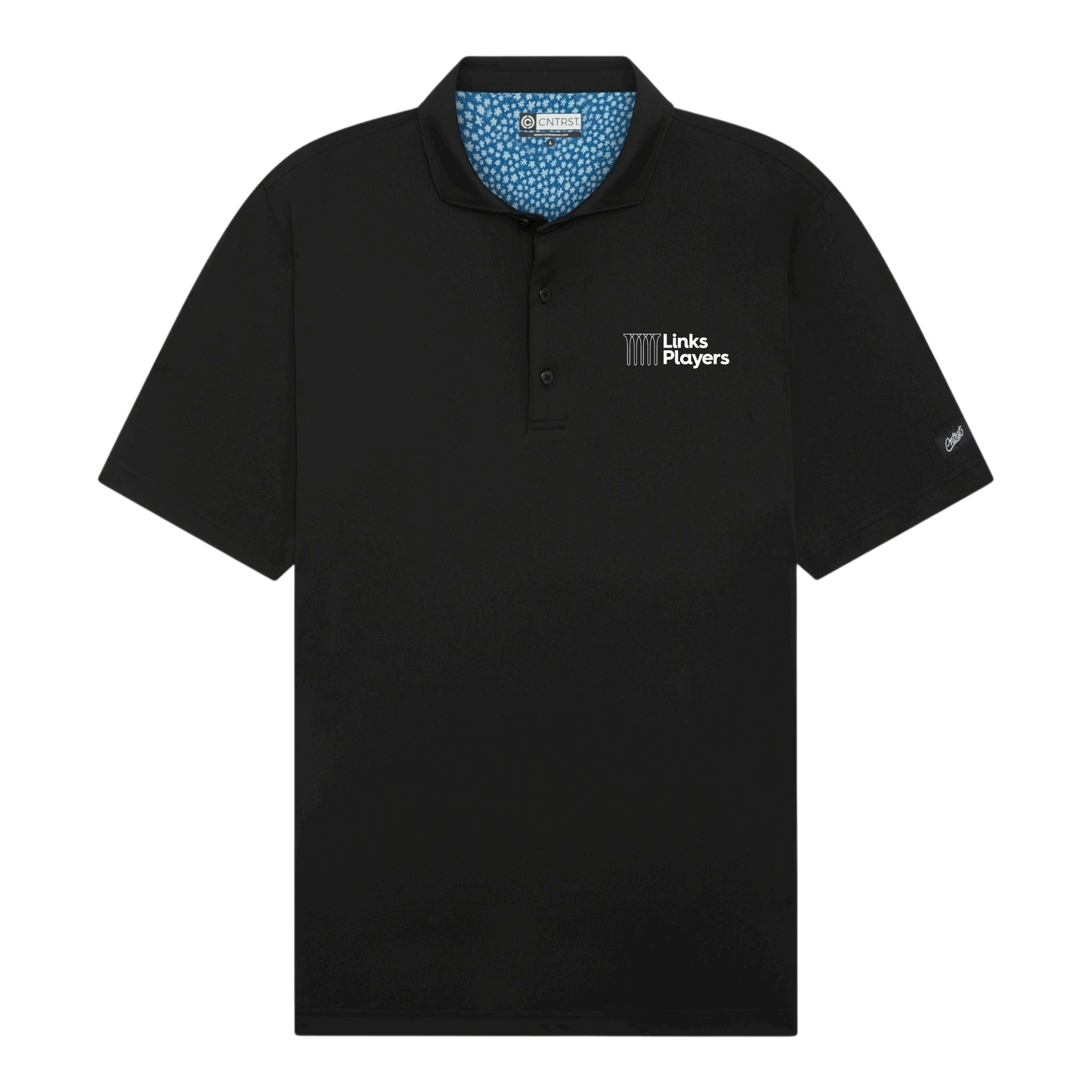 Links Players Black Polo