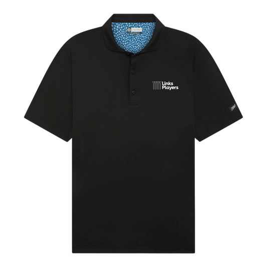 Links Players Black Polo