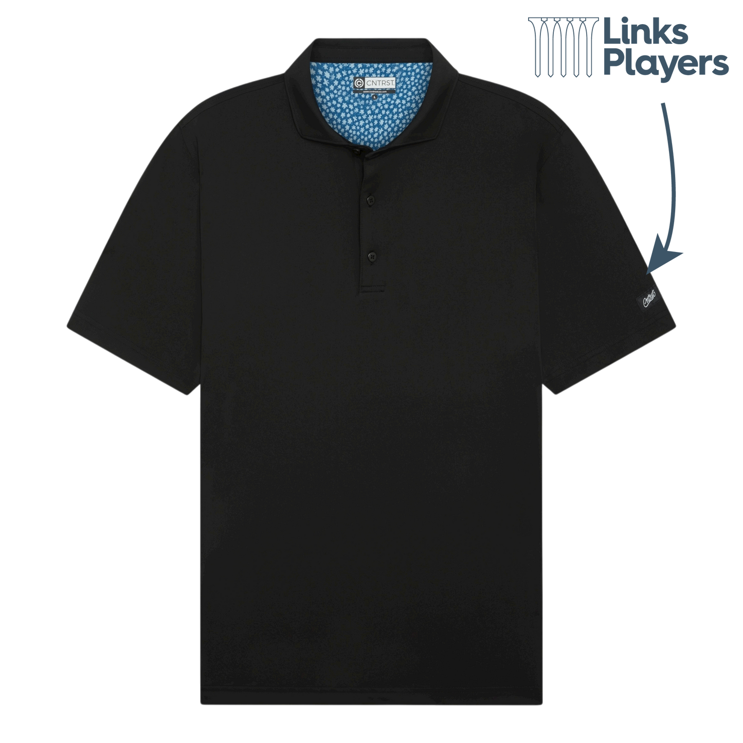Links Players Core Polo | Black