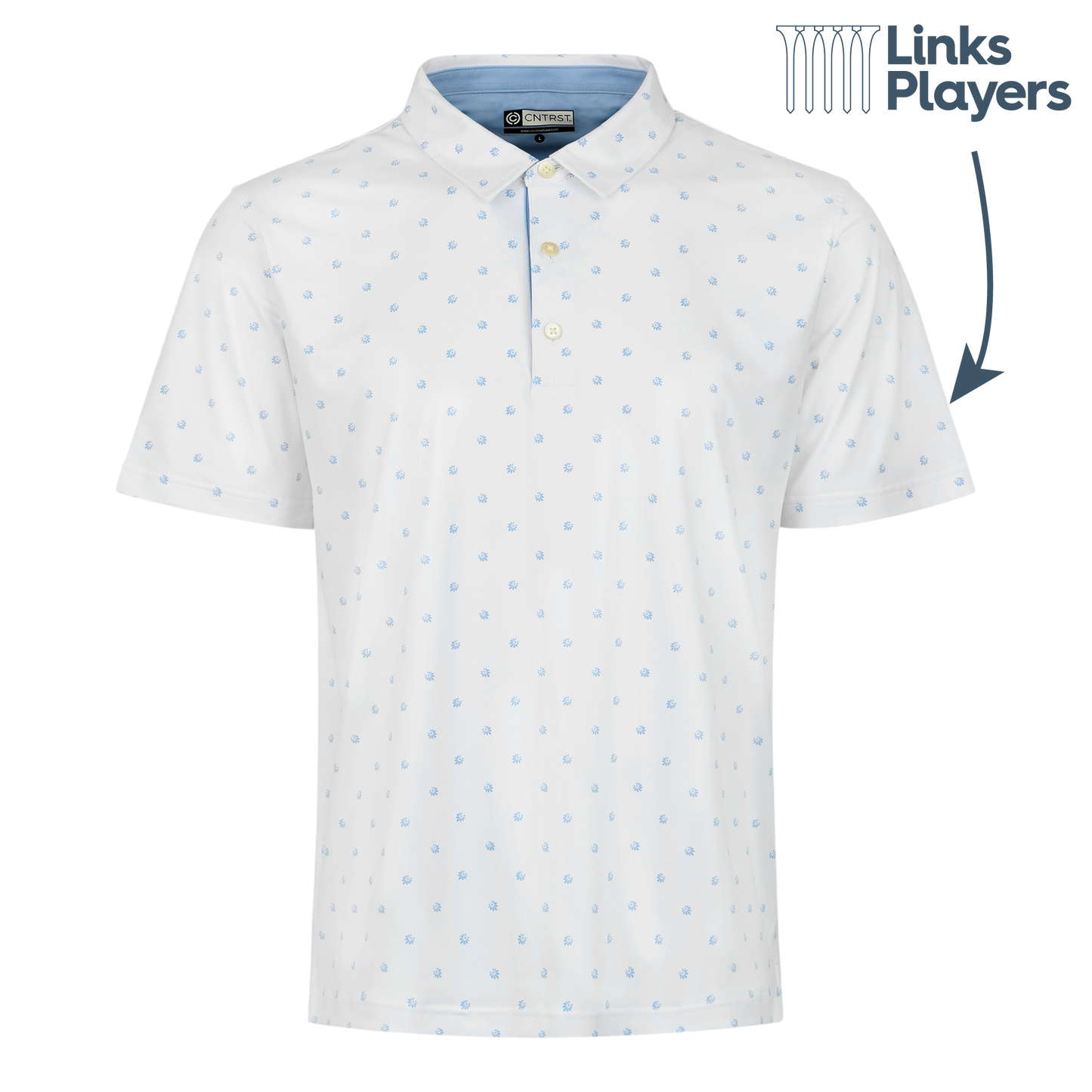 Links Players Splash Polo | White