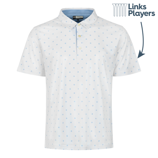 Links Players Splash Polo | White