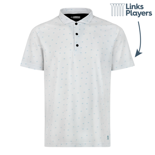 Links Players Pebble Polo | White