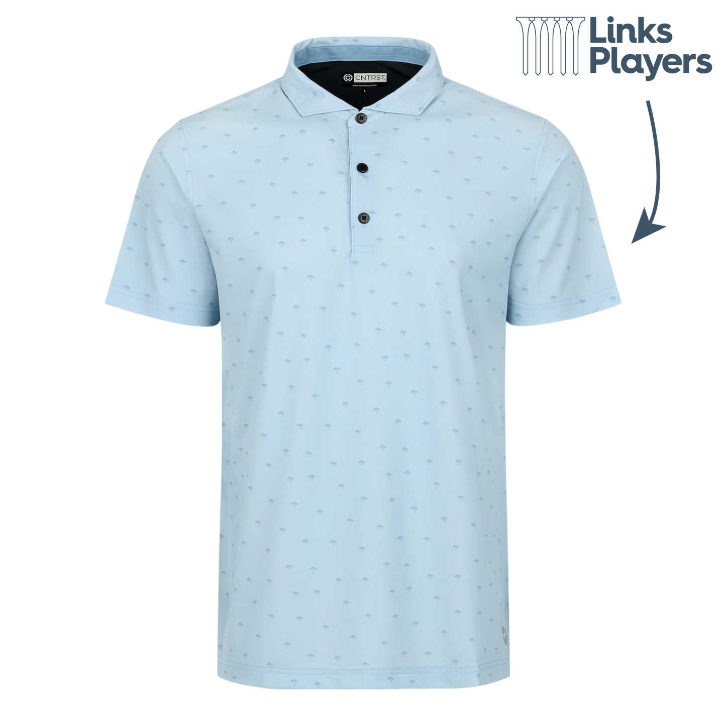 Links Players Pebble Polo | Blue