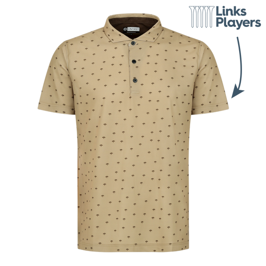 Links Players Pebble Polo | Brown