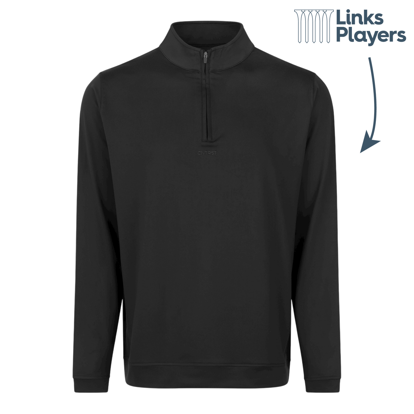Links Players Early Bird 1/4 Zip | Charcoal