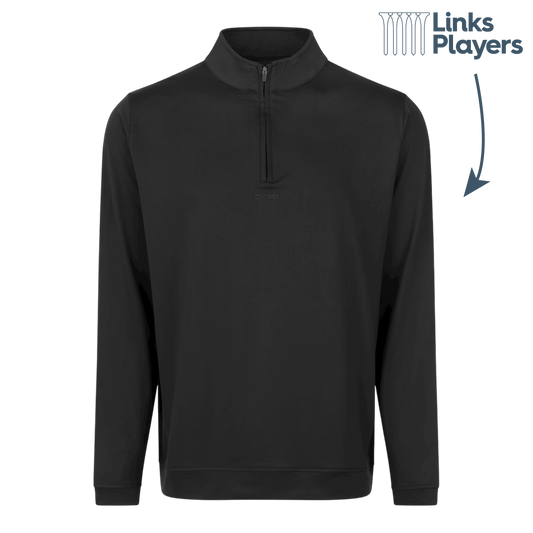 Links Players Early Bird 1/4 Zip | Charcoal