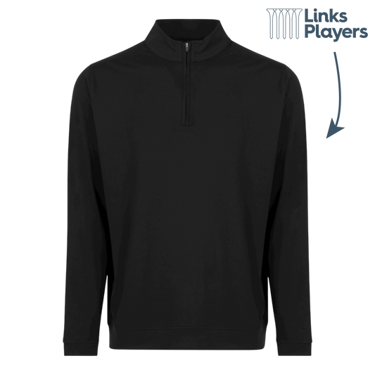 Links Players Early Bird 1/4 Zip | Black