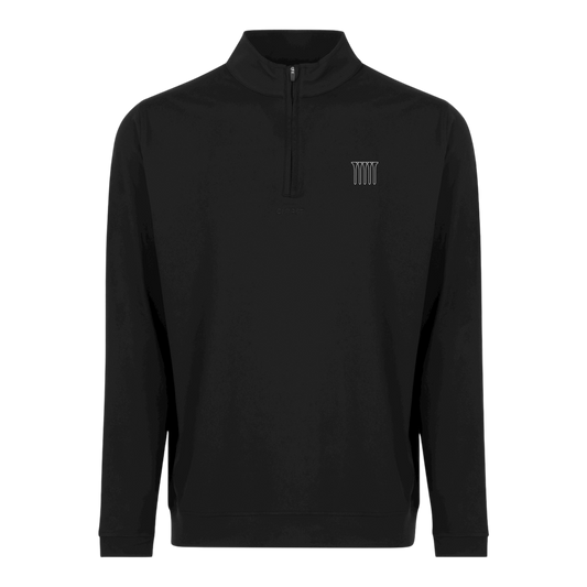 5 Tees Early Bird 1/4 Zip | Black